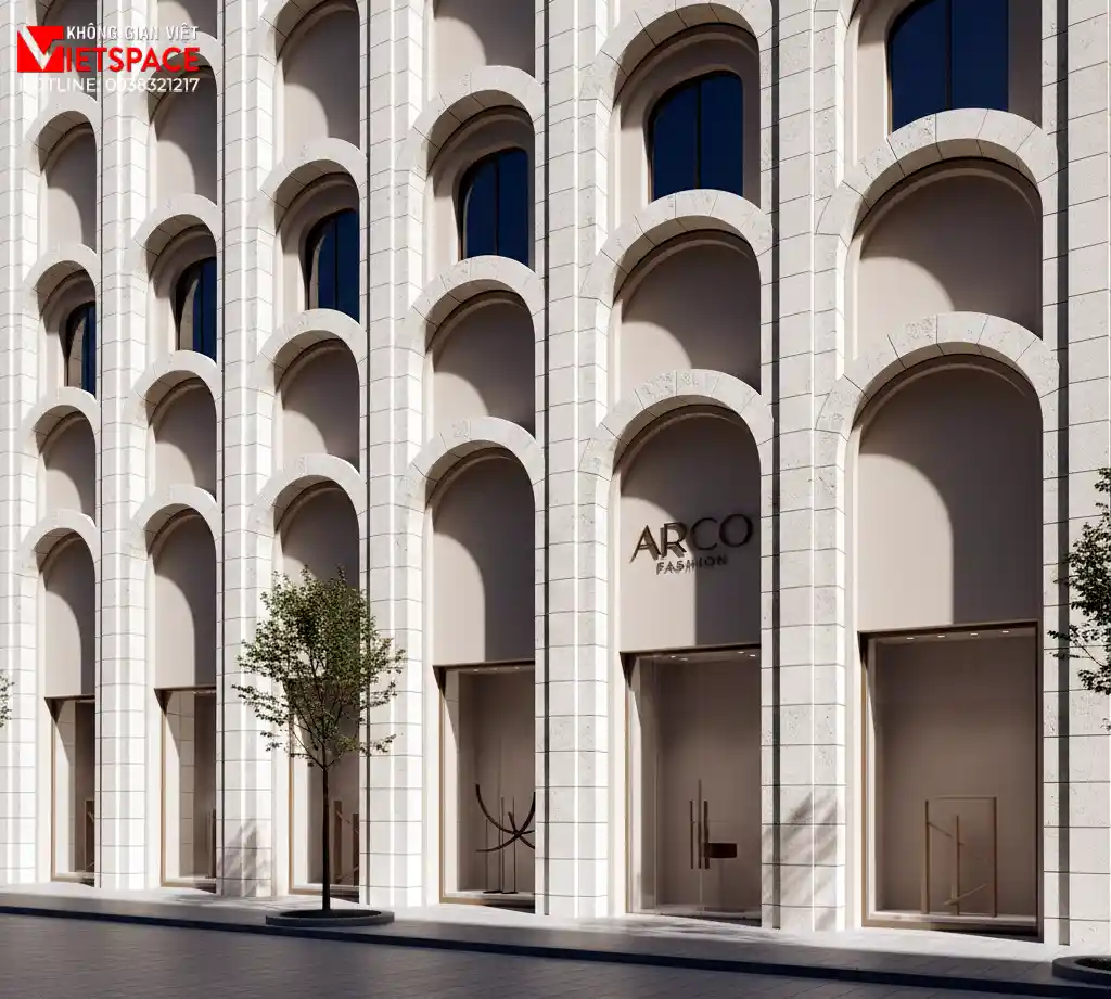 thiết kế cửa hàng thời trang arco _1
