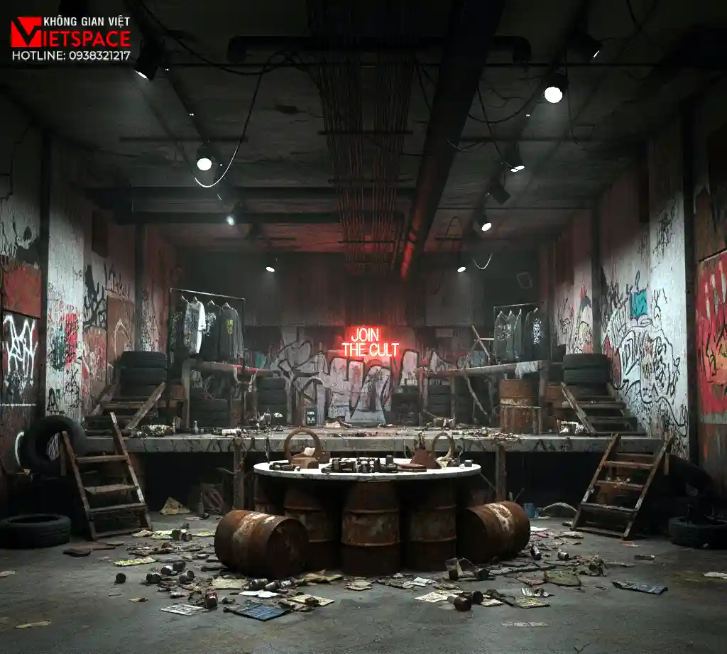 thiết kế cửa hàng thời trang dirty cult _5