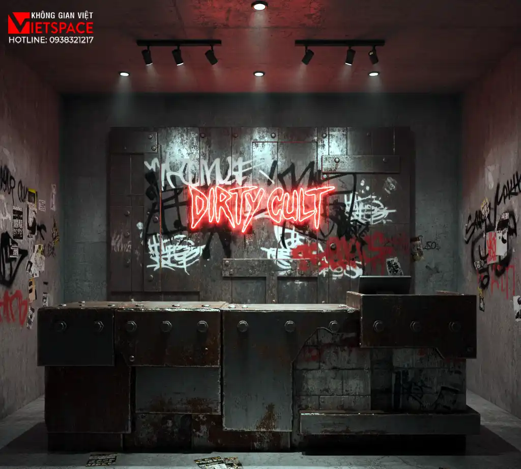 thiết kế cửa hàng thời trang dirty cult _6
