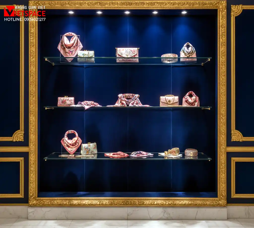 thiết kế cửa hàng thời trang empire silk house _3