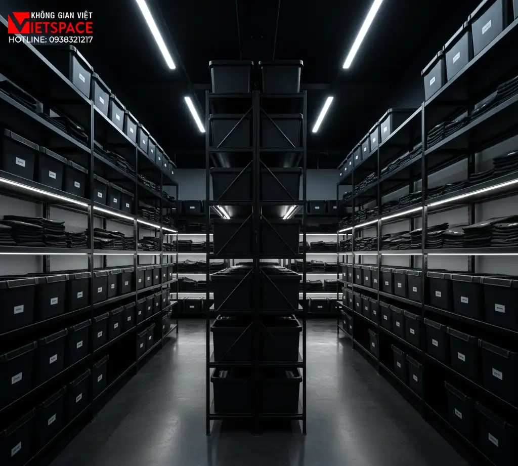 thiết kế cửa hàng thời trang hyper black studio _4