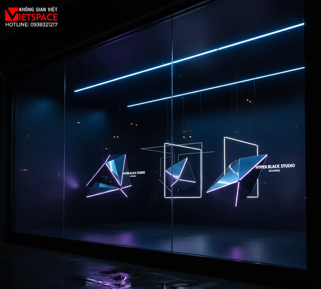 thiết kế cửa hàng thời trang hyper black studio _7