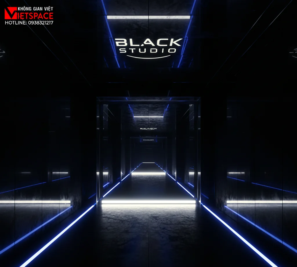 thiết kế cửa hàng thời trang hyper black studio _8