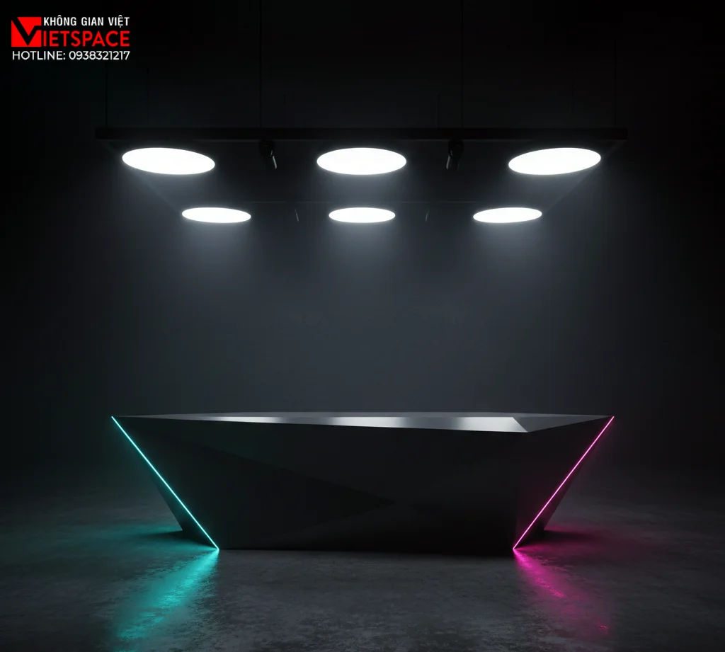 thiết kế cửa hàng thời trang neon noir studio _6