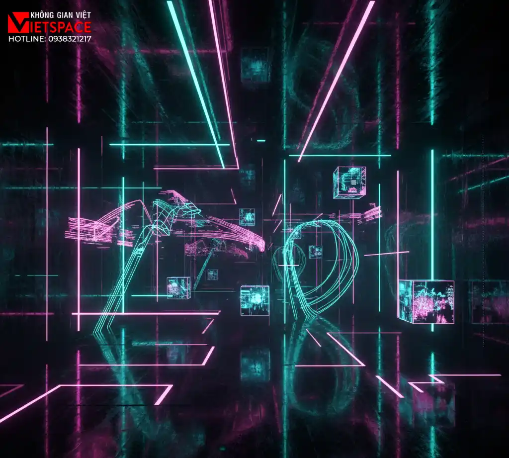 thiết kế cửa hàng thời trang neon noir studio _10