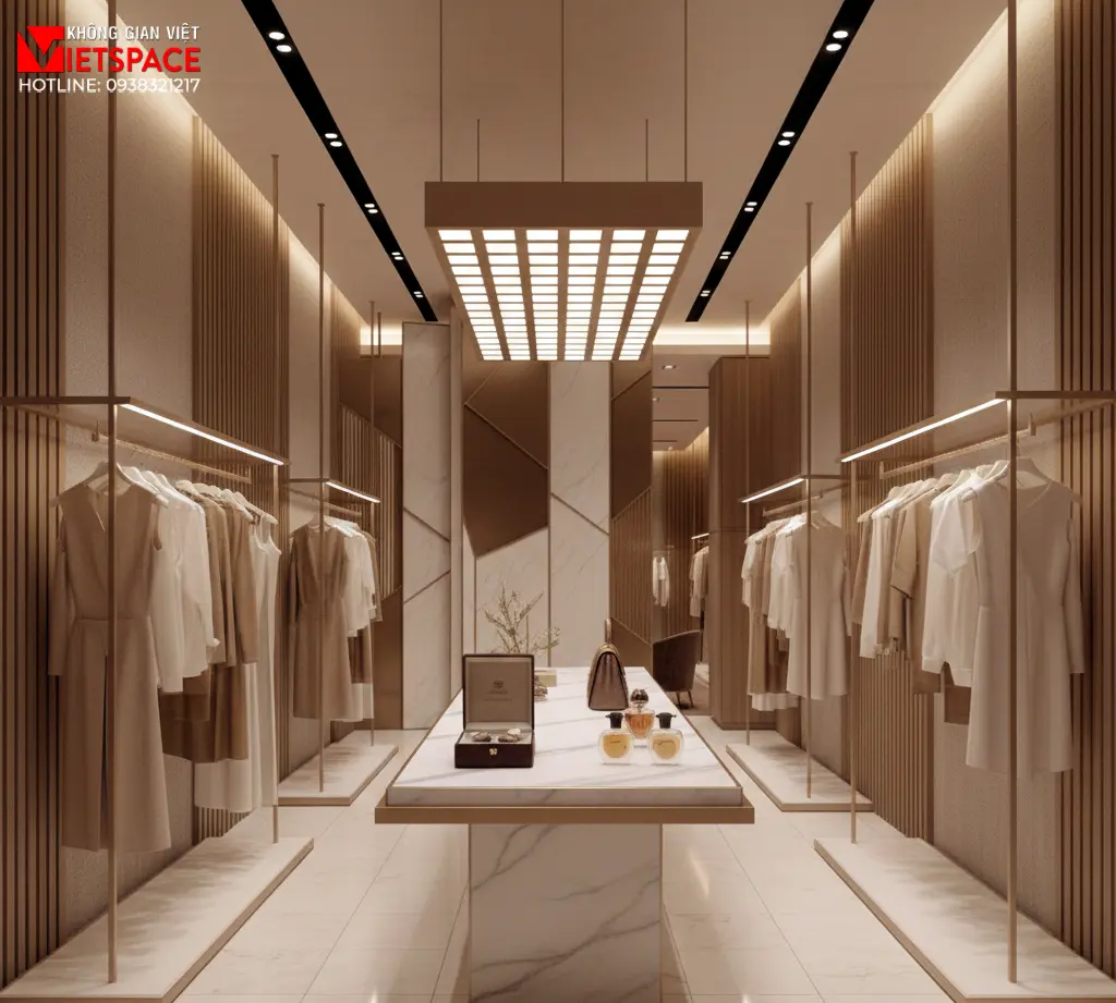 thiết kế cửa hàng thời trang noble aura boutique _10