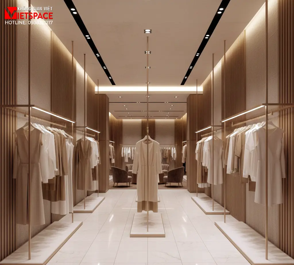 thiết kế cửa hàng thời trang noble aura boutique _12