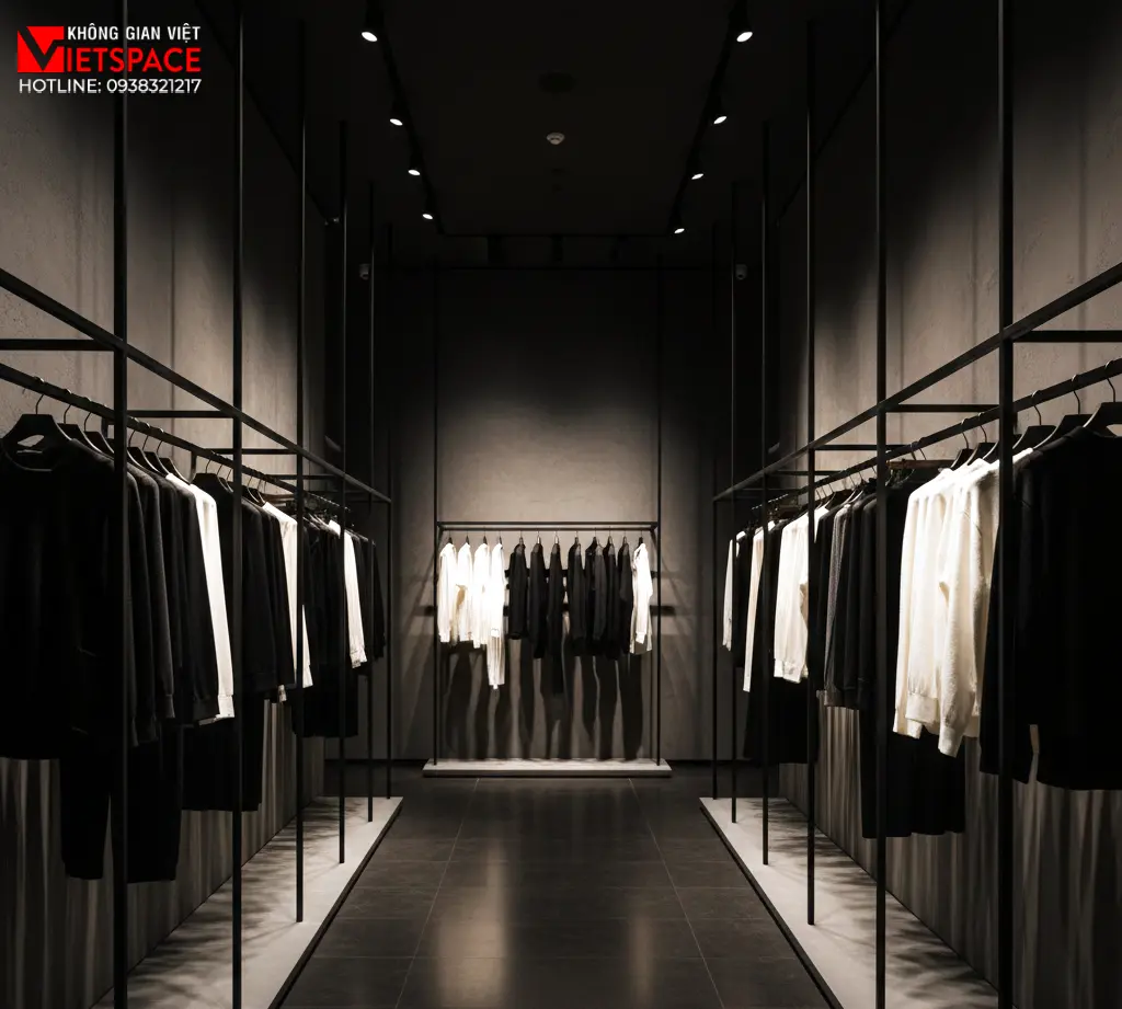 thiết kế cửa hàng thời trang noir avenue _11