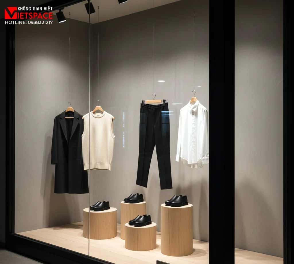 thiết kế cửa hàng thời trang core _5