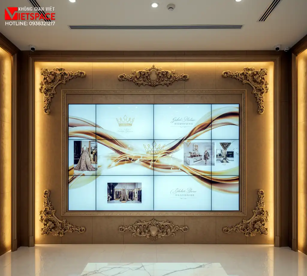 thiết kế cửa hàng thời trang golden throne couture _5