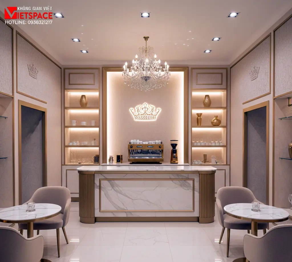 thiết kế cửa hàng thời trang golden throne couture _13