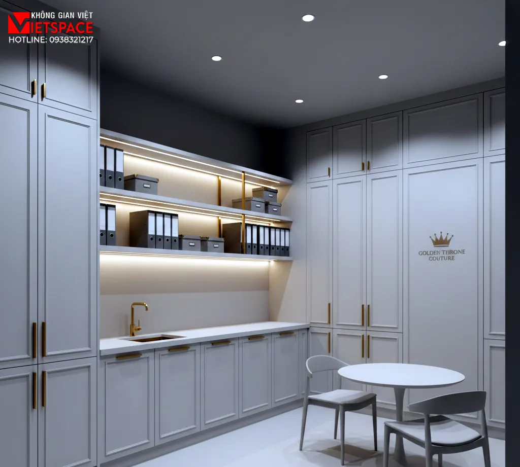 thiết kế cửa hàng thời trang golden throne couture _15