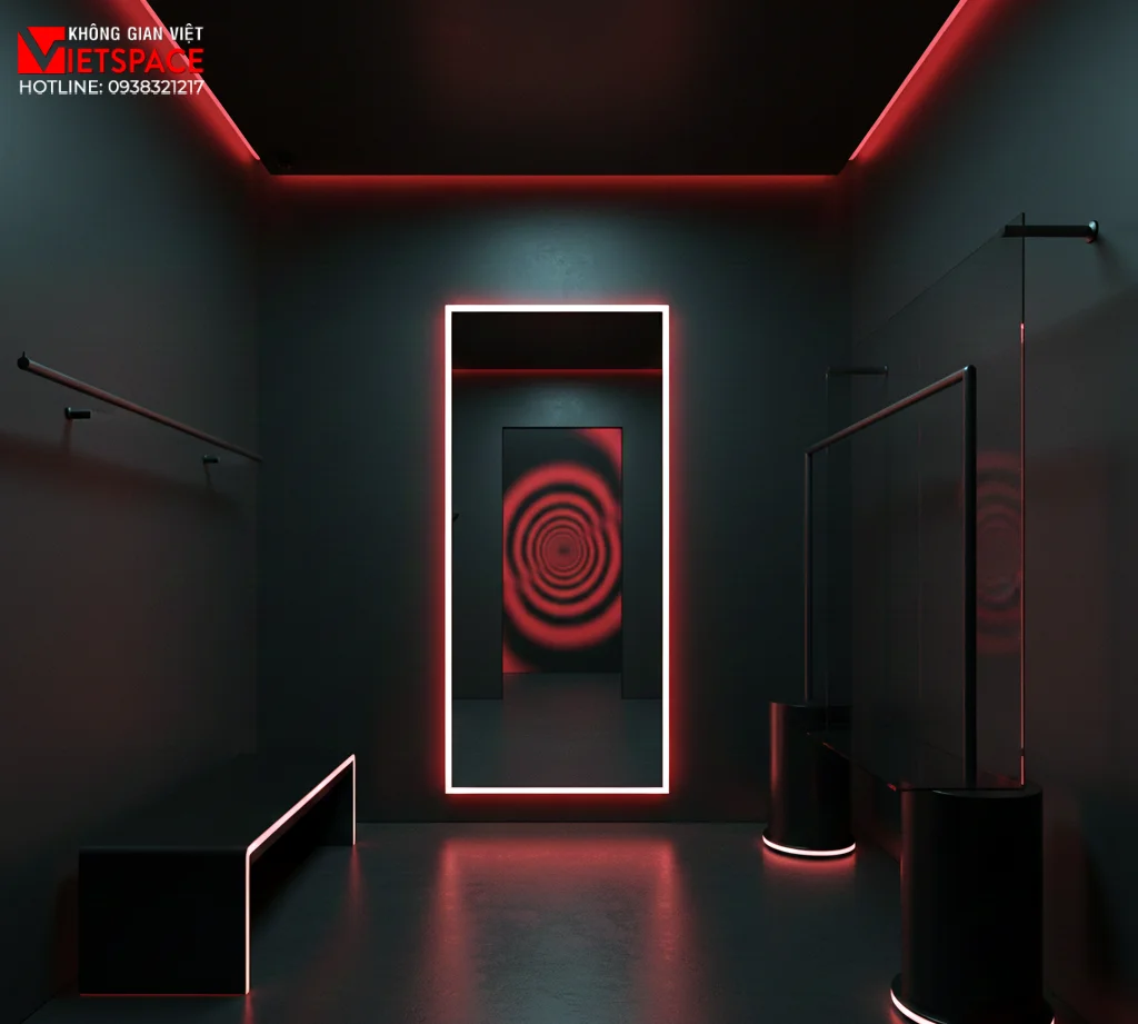 thiết kế cửa hàng thời trang red vortex _14
