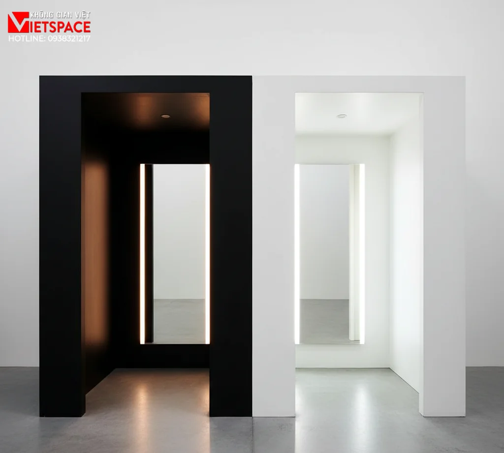 thiết kế cửa hàng thời trang bright vs black _9