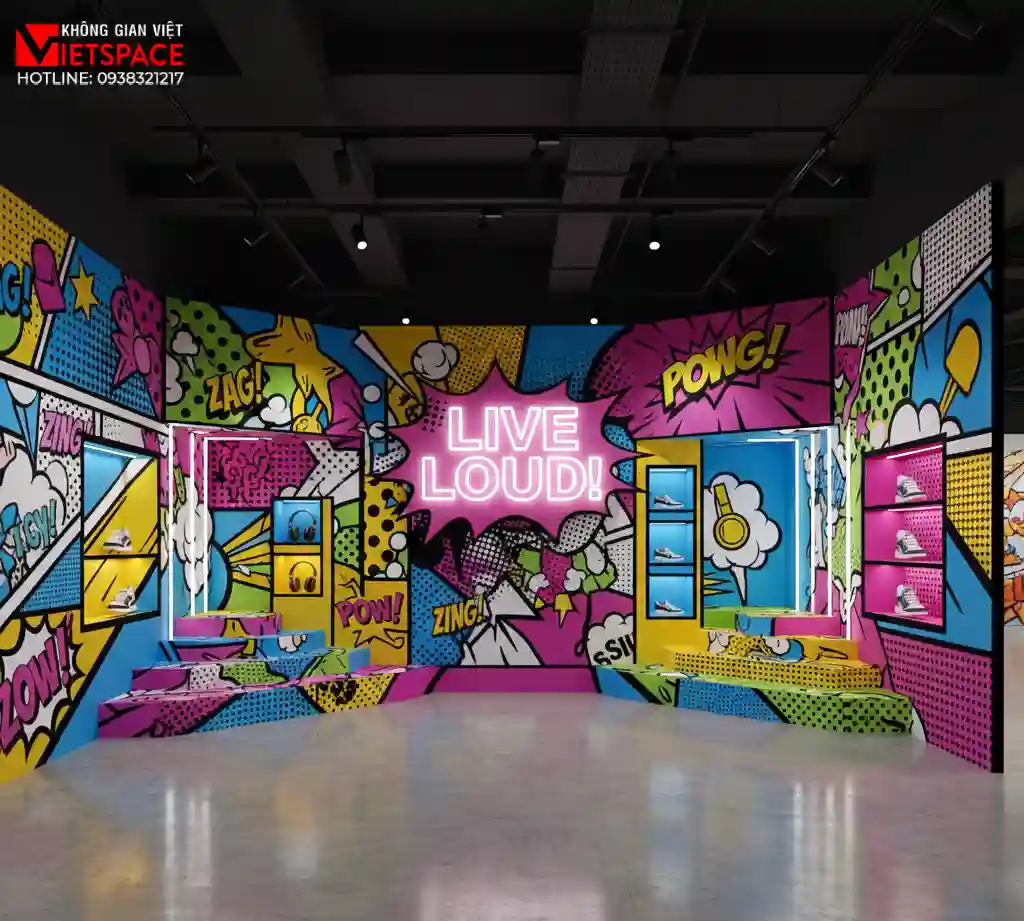 thiết kế cửa hàng thời trang popstreet _5