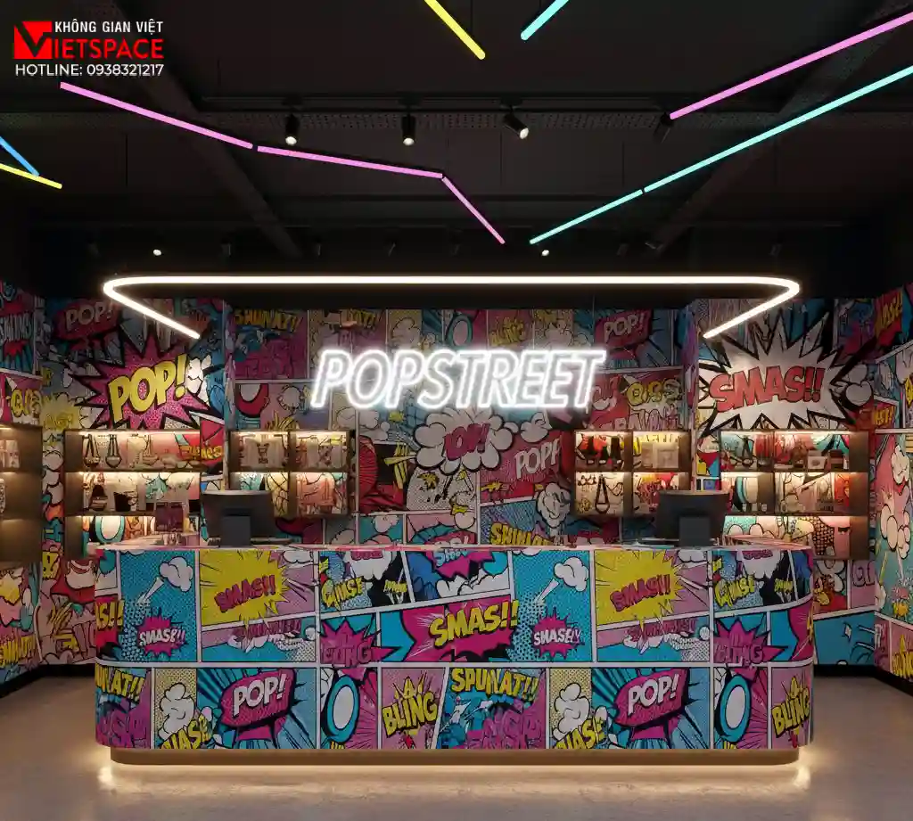 thiết kế cửa hàng thời trang popstreet _6