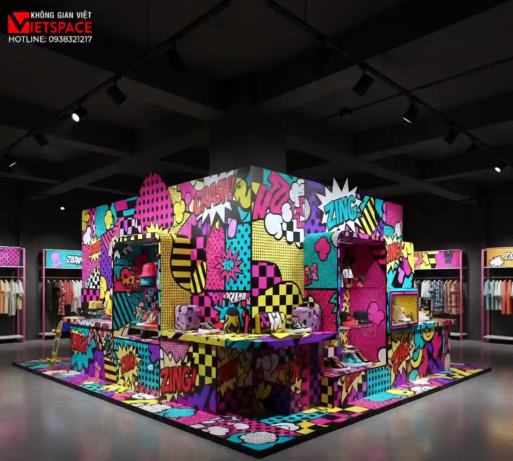 thiết kế cửa hàng thời trang popstreet _7