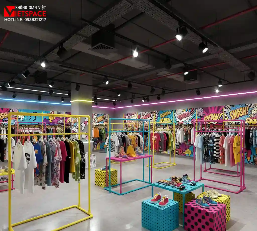 thiết kế cửa hàng thời trang popstreet _13