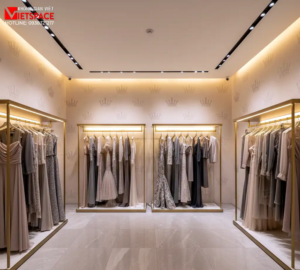 thiết kế cửa hàng thời trang grand royal boutique _14