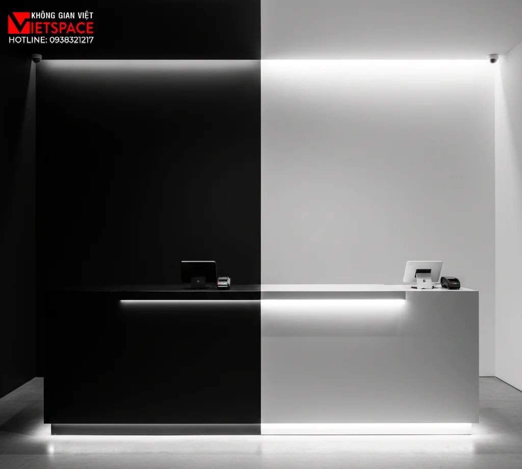 thiết kế cửa hàng thời trang high contrast house _6