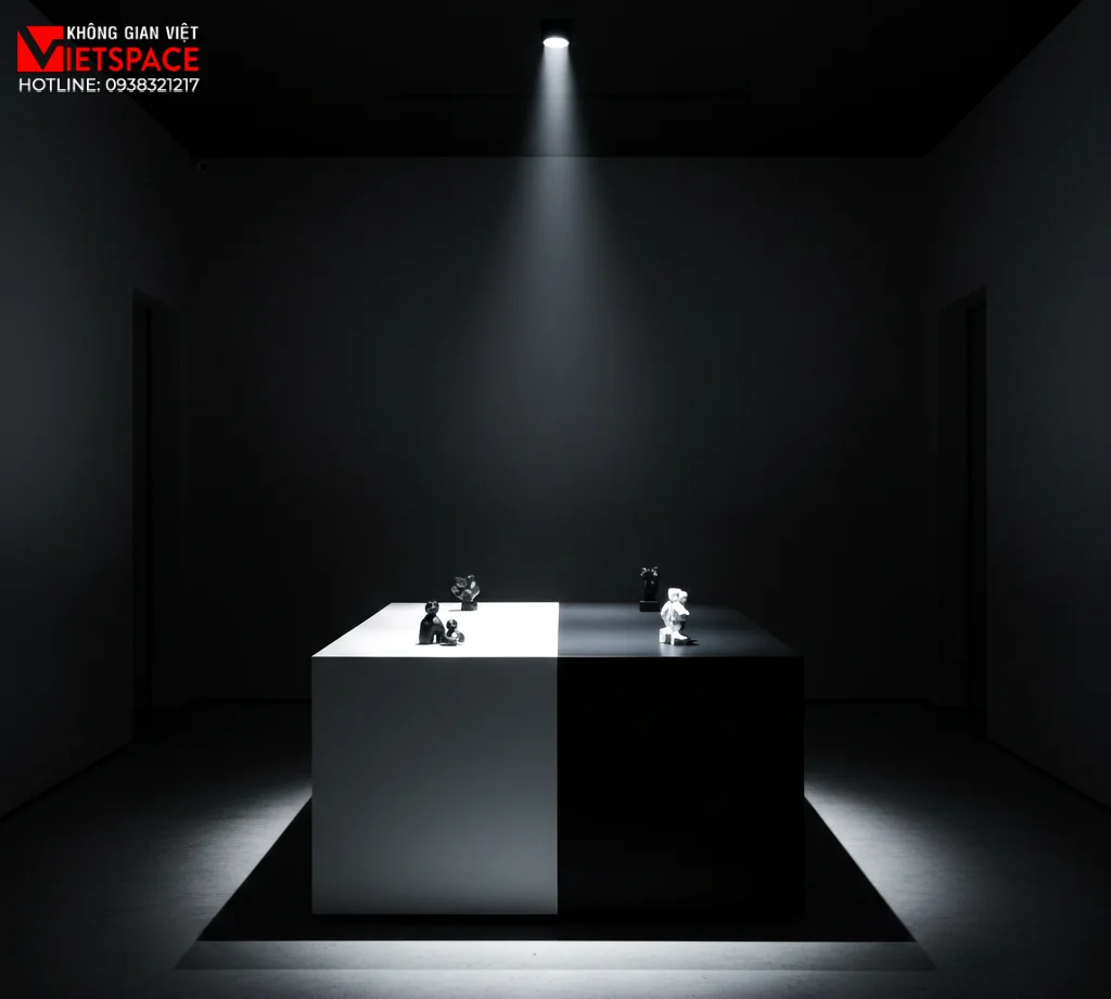 thiết kế cửa hàng thời trang high contrast house _11