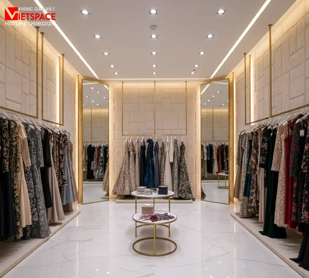 thiết kế cửa hàng thời trang velour royal studio _12