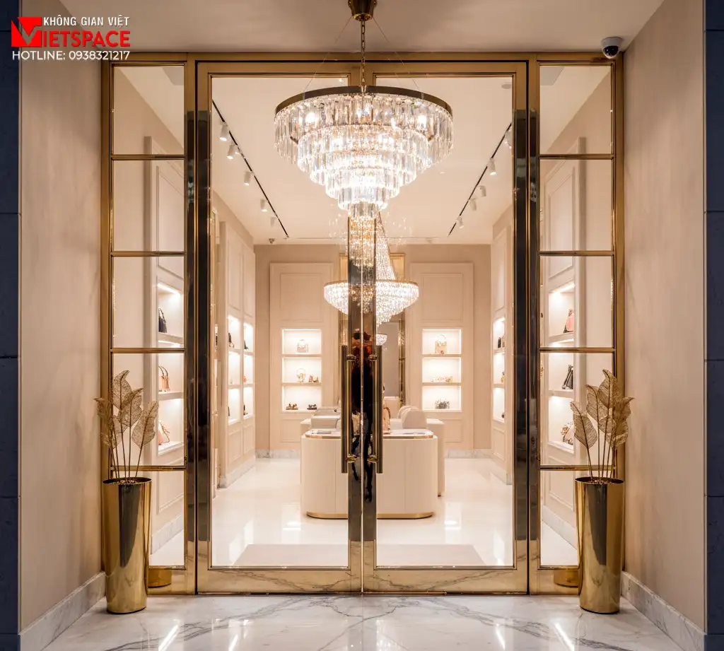 thiết kế cửa hàng thời trang cherie classy _12