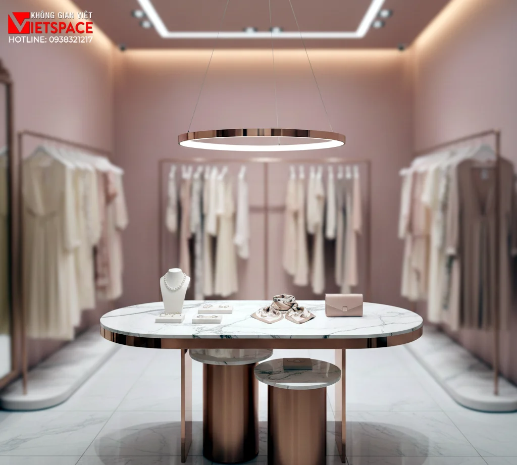 thiết kế cửa hàng thời trang rosé & pearl _7