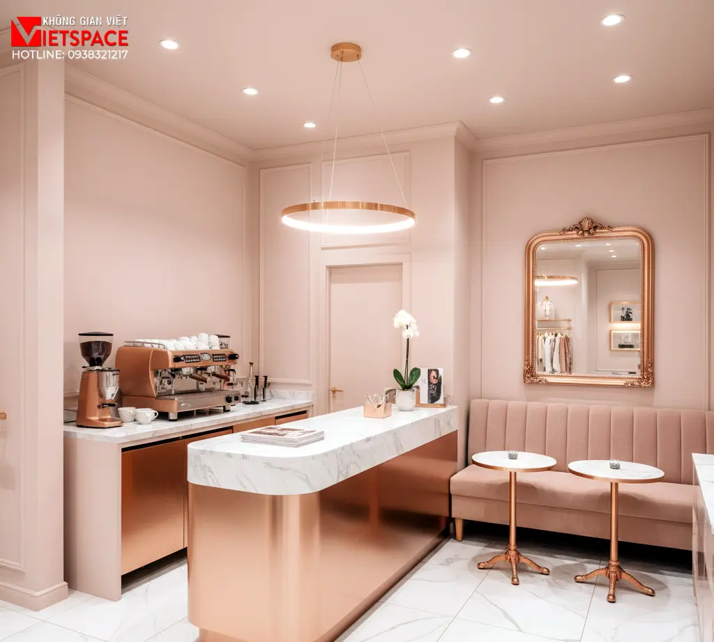 thiết kế cửa hàng thời trang rosé & pearl _12
