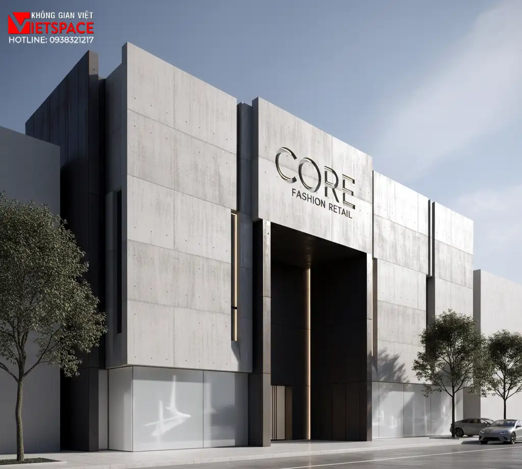 thiết kế cửa hàng thời trang core _2