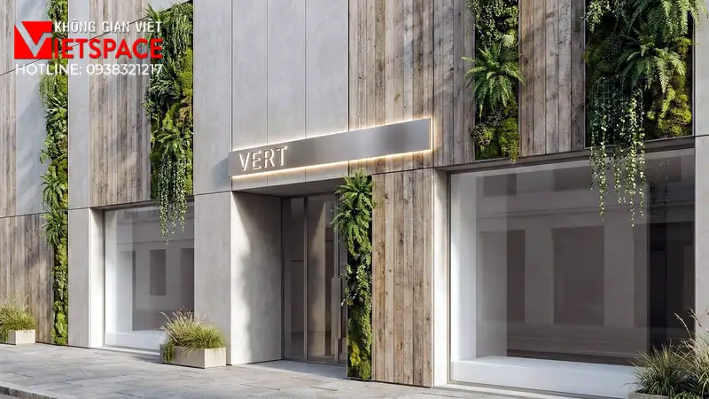 thiết kế cửa hàng thời trang vert _1