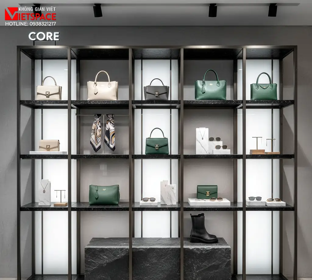 thiết kế cửa hàng thời trang core _17