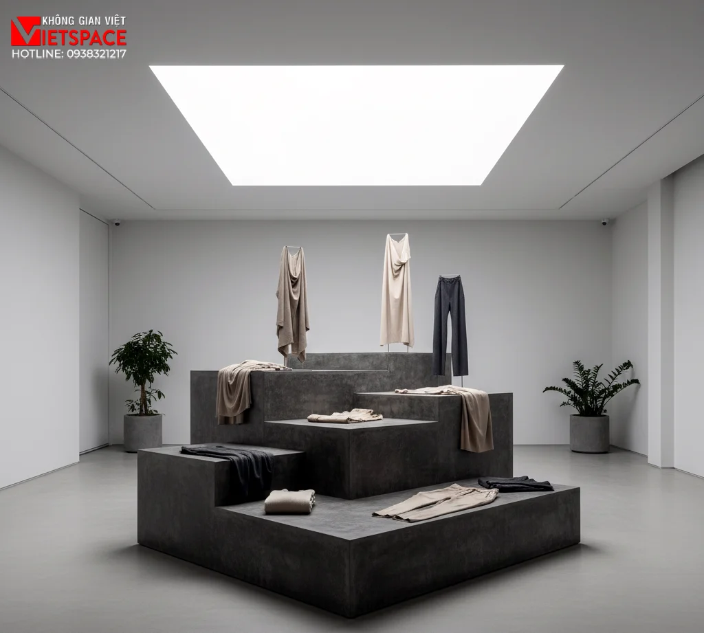 thiết kế cửa hàng thời trang studio display _7