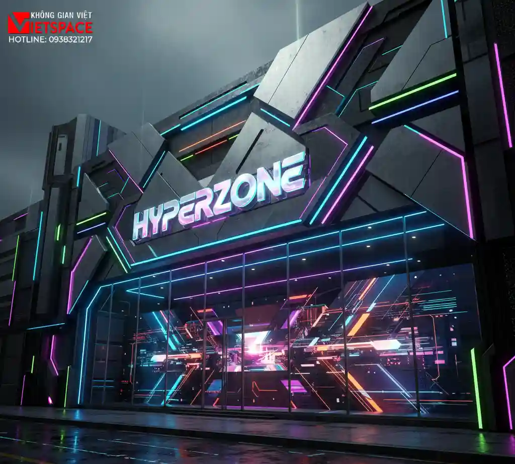 thiết kế cửa hàng thời trang hyperzone _2