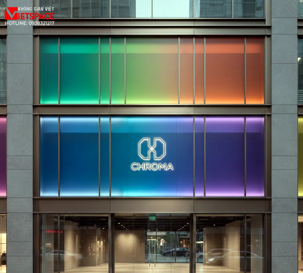 thiết kế cửa hàng thời trang chroma _1