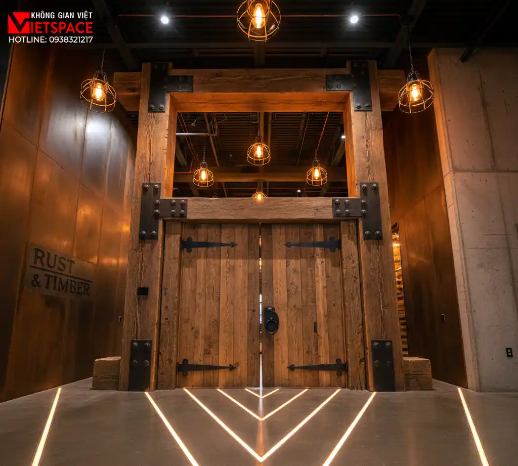 thiết kế cửa hàng thời trang rust & timber _12