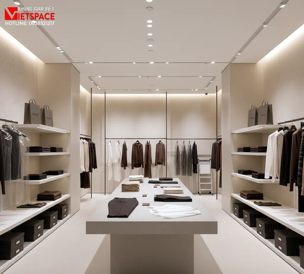 thiết kế cửa hàng thời trang the edit space _4