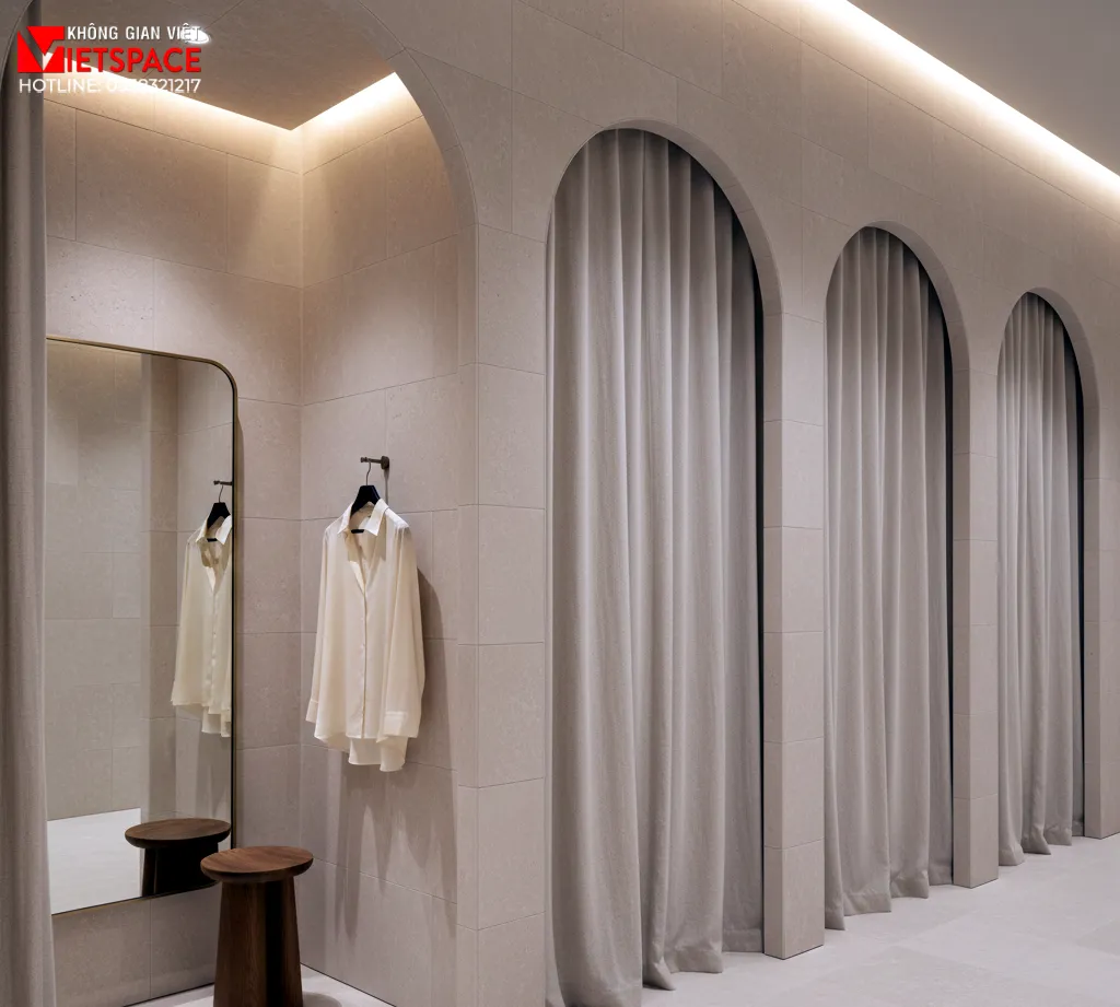 thiết kế cửa hàng thời trang the edit space _10