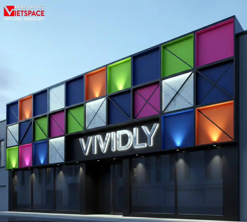 thiết kế cửa hàng thời trang vividly _2