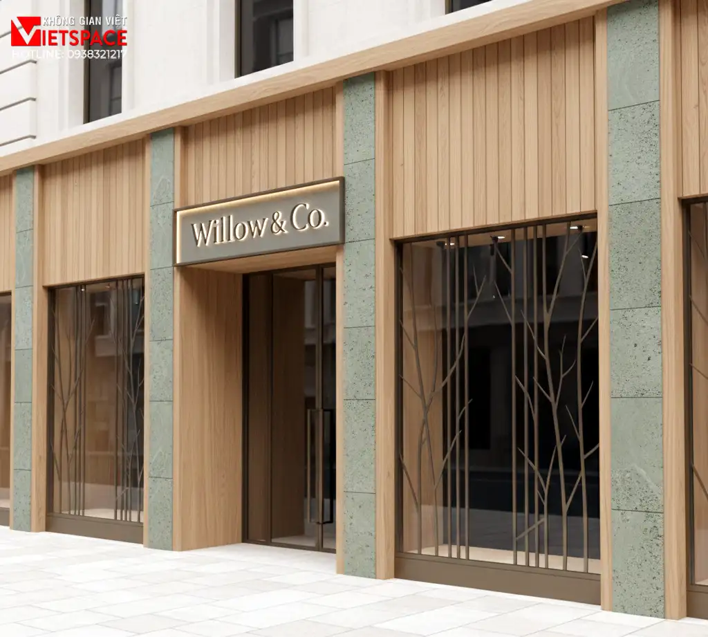 thiết kế cửa hàng thời trang willow & co _2