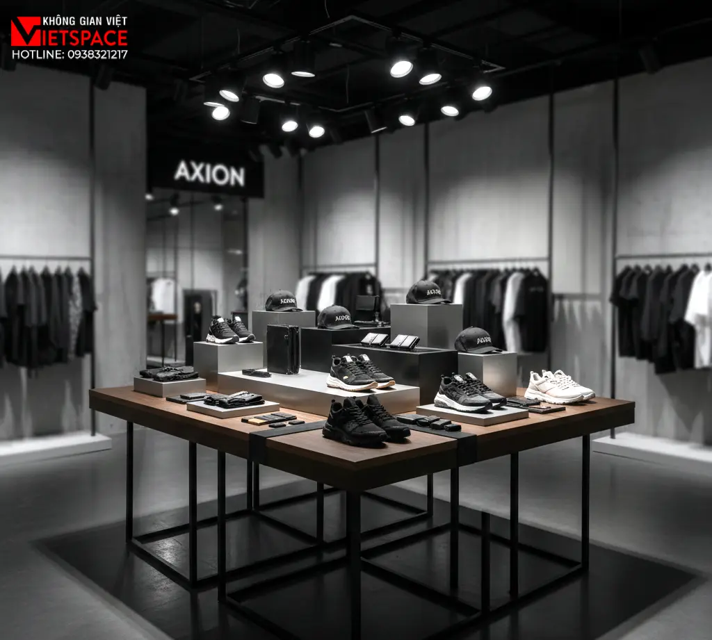 thiết kế cửa hàng thời trang axion _3
