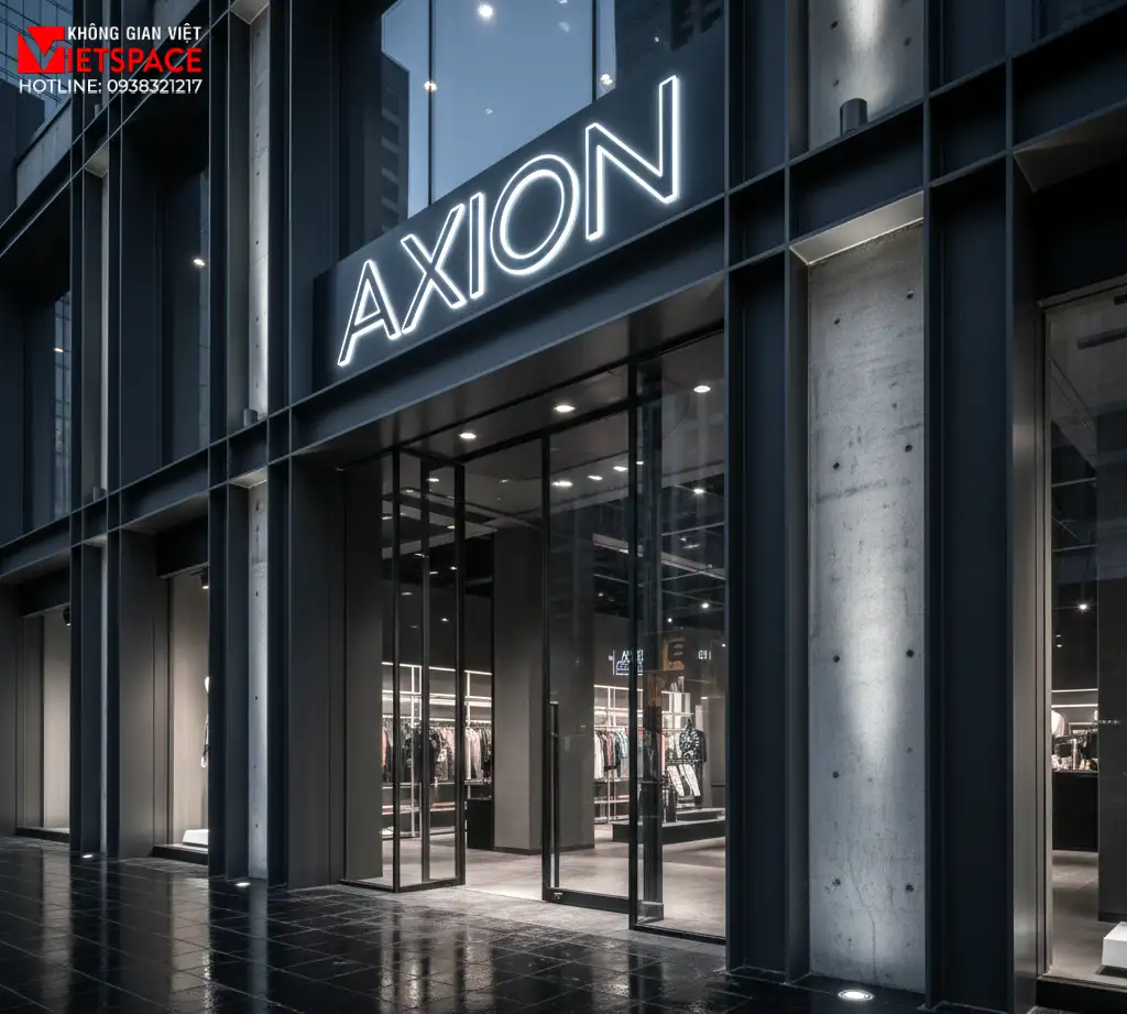 thiết kế cửa hàng thời trang axion _15
