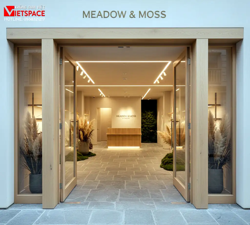 thiết kế cửa hàng thời trang meadow & moss _12