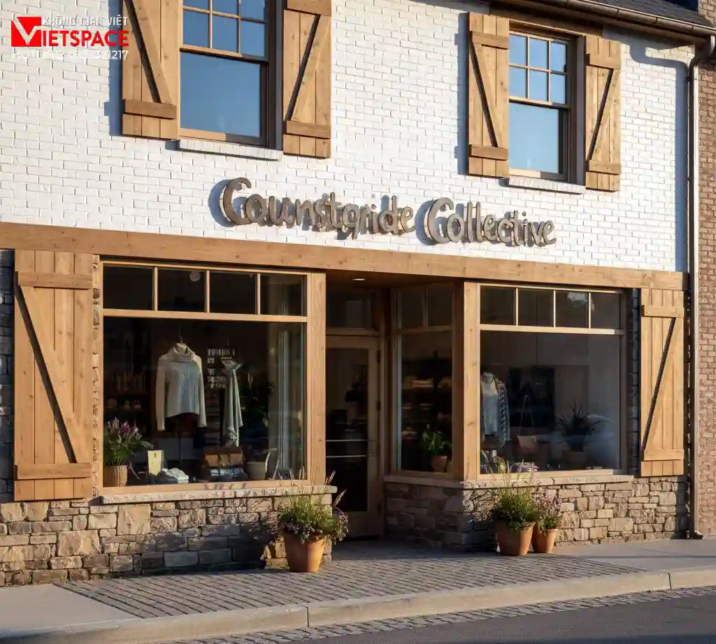 thiết kế cửa hàng thời trang countryside collective _2