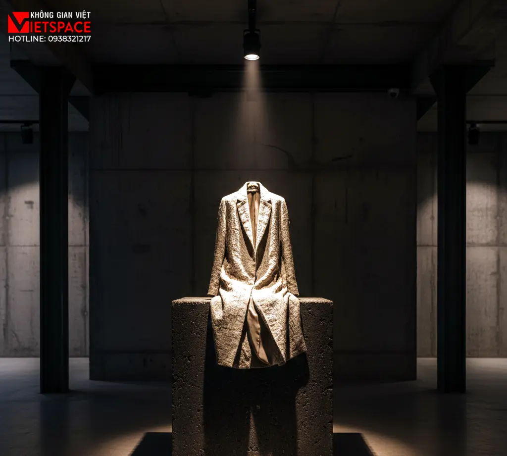 thiết kế cửa hàng thời trang raw exhibition _9