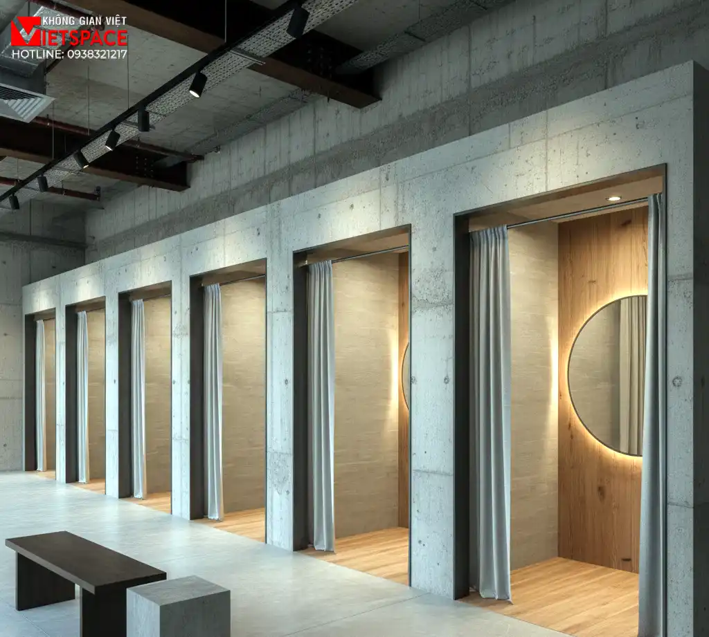 thiết kế cửa hàng thời trang raw exhibition _10