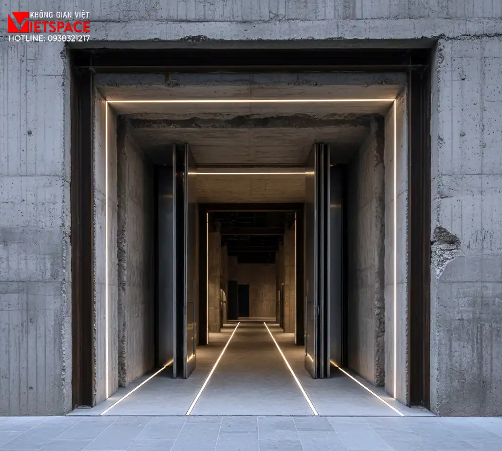 thiết kế cửa hàng thời trang raw exhibition _14