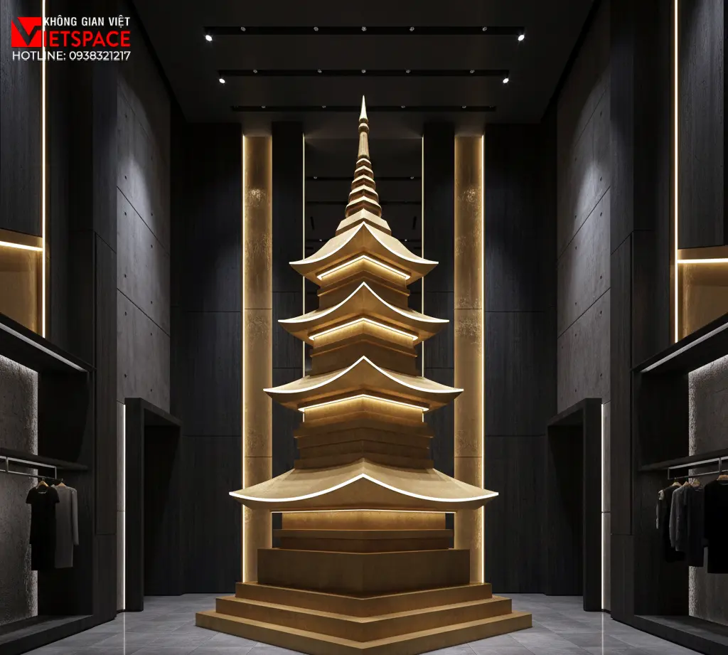 thiết kế cửa hàng thời trang golden pagoda _9