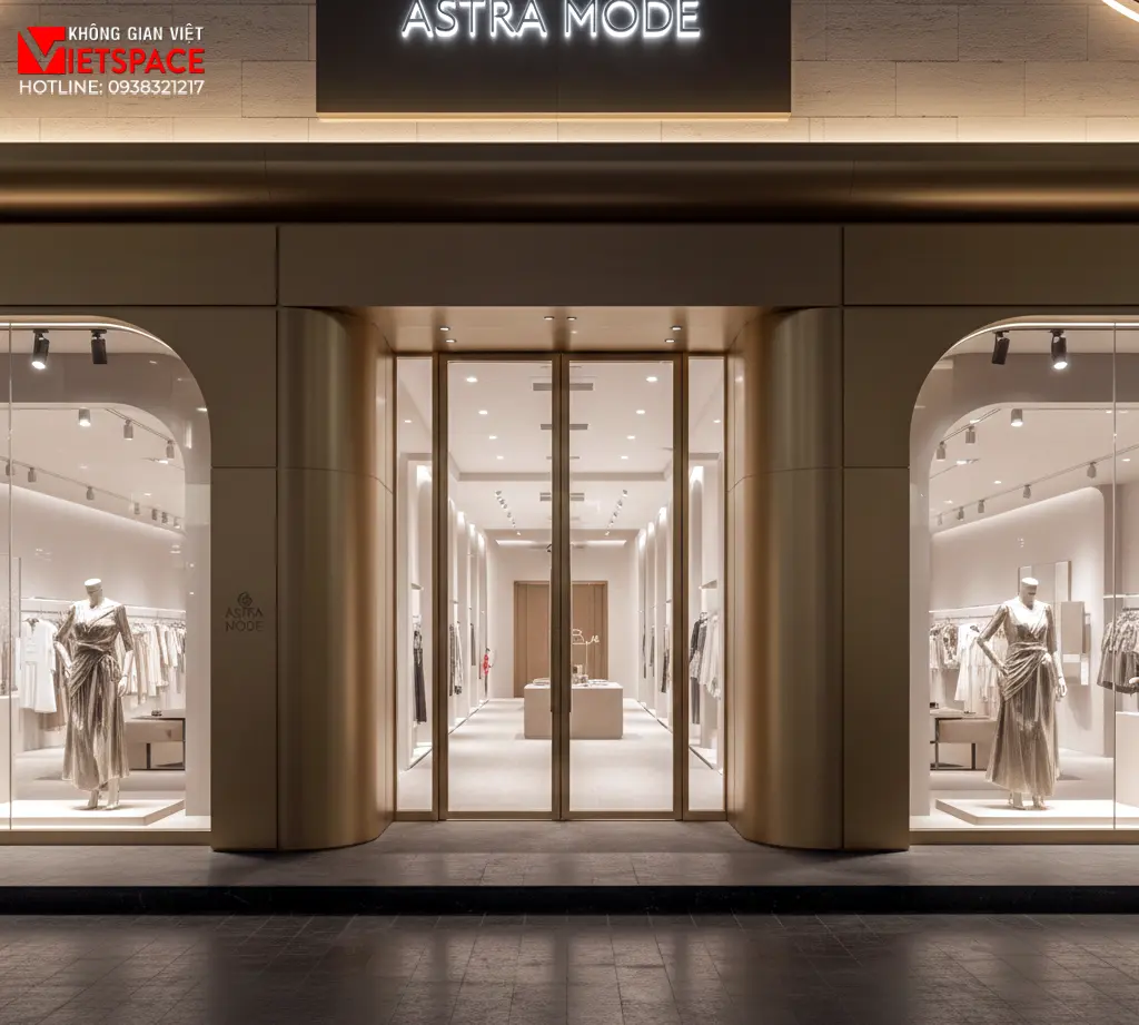thiết kế cửa hàng thời trang astra mode _12