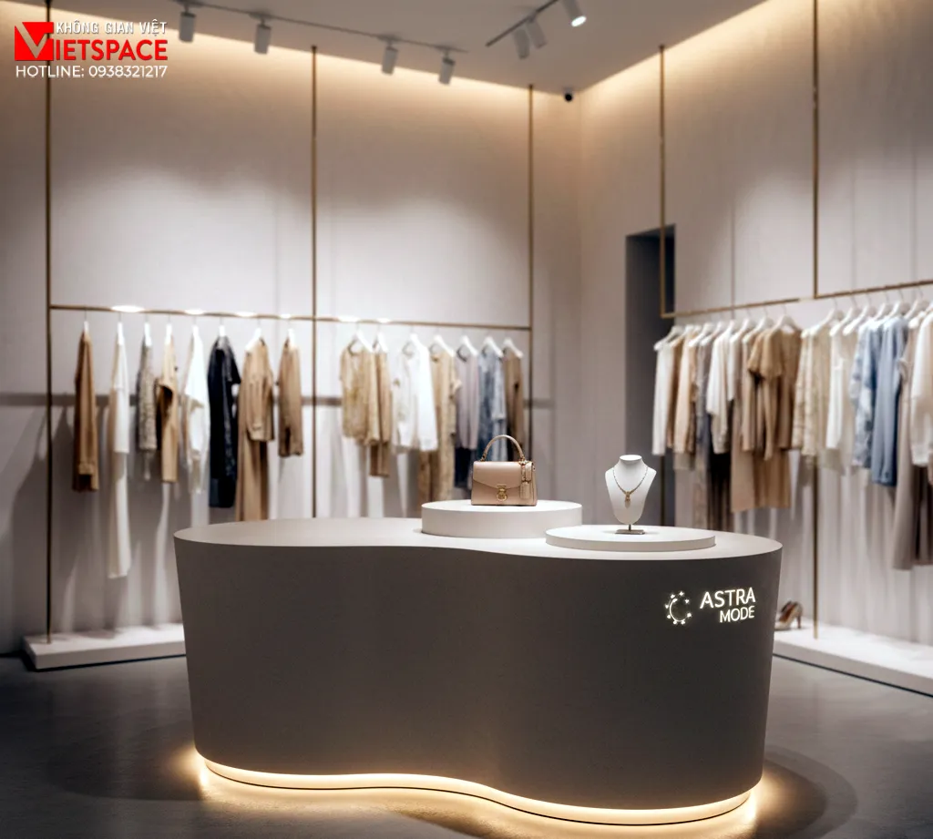 thiết kế cửa hàng thời trang astra mode _17